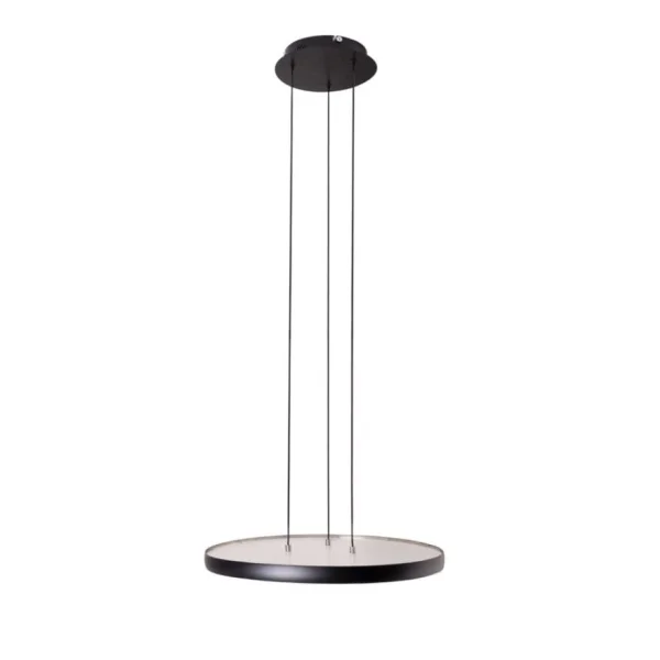 Maxlight Vik - lampe suspendue - Ø 48 x 120 cm - 40W LED inclus - noir et or