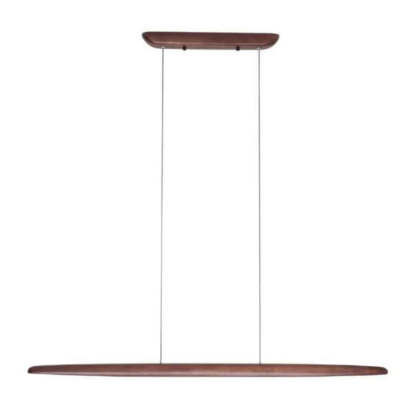 Maxlight Woody - lampe suspendue - 130 x 170 cm - 25W LED inclus - brun foncé