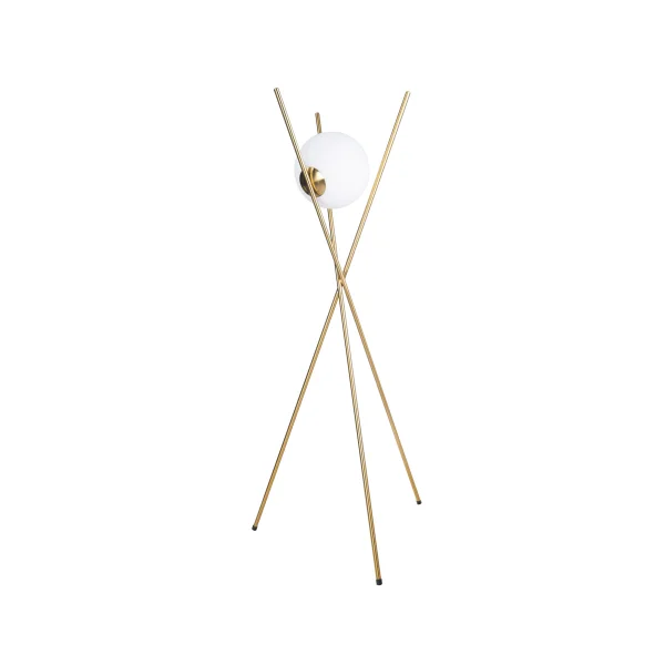 Maxlight Xena - lampadaire - 150 cm - laiton