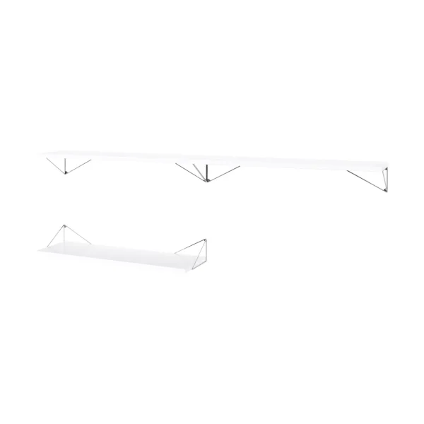 Maze Système d'étagères Pythagoras Bundle A blanc-chrome Système d'étagères Pythagoras Bundle A blanc-chrome