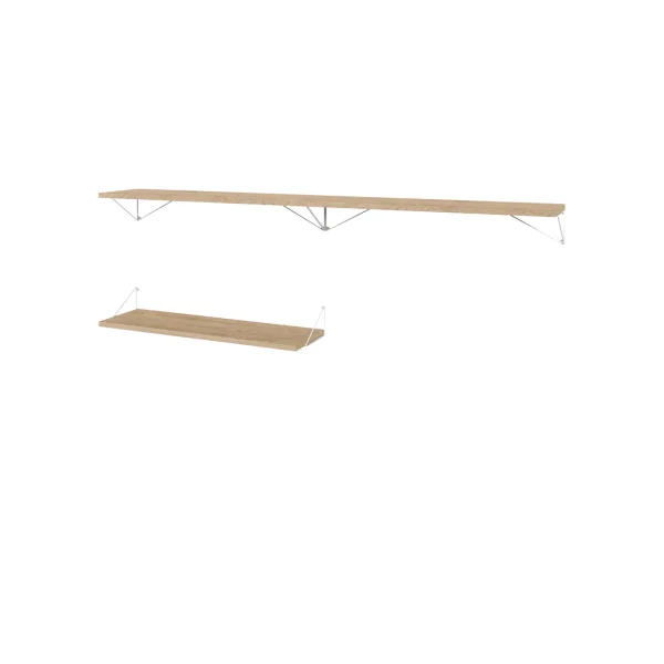 Maze Système d'étagères Pythagoras Bundle A chêne-blanc Système d'étagères Pythagoras Bundle A chêne-blanc