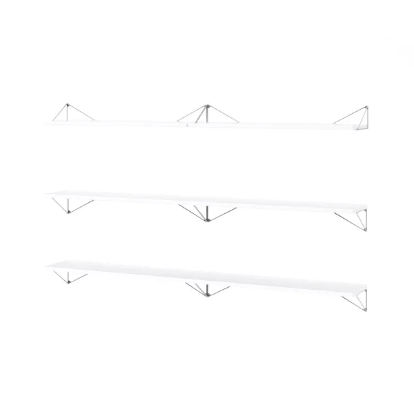 Maze Système d'étagères Pythagoras Bundle B blanc-chrome
