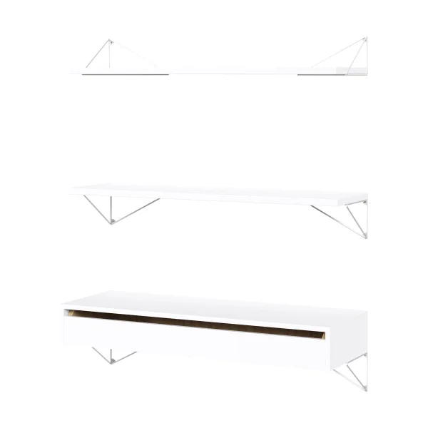 Maze Système d'étagères Pythagoras Bundle C blanc-blanc