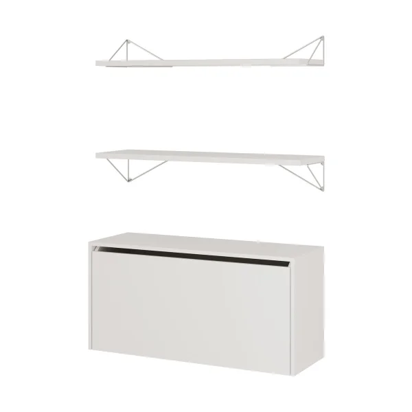 Maze Système d'étagères Pythagoras Bundle F blanc-blanc