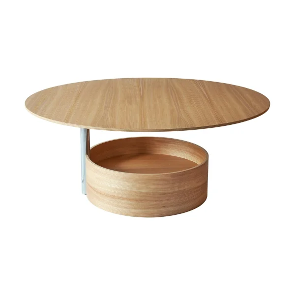 Maze Table basse Parasol L Ø90 cm Oak