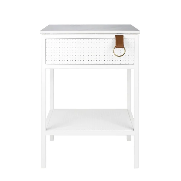 Maze Table d'appoint Tracy, pour droitier blanc