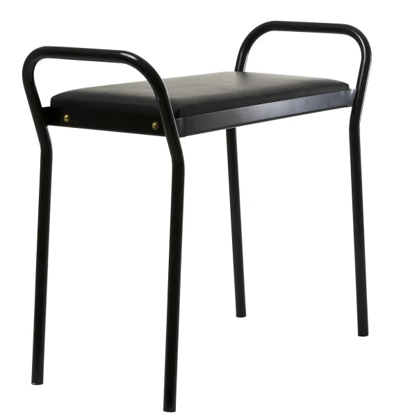 Maze Tabouret Anyone noir-cuir noir