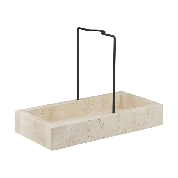 Mette Ditmer Organisateur d'évier Travertine 12x23,5 cm Linen