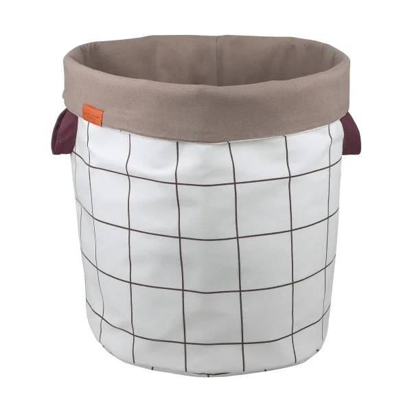Mette Ditmer Panier à linge Mesh Ø40x50 cm Brown-Off-white