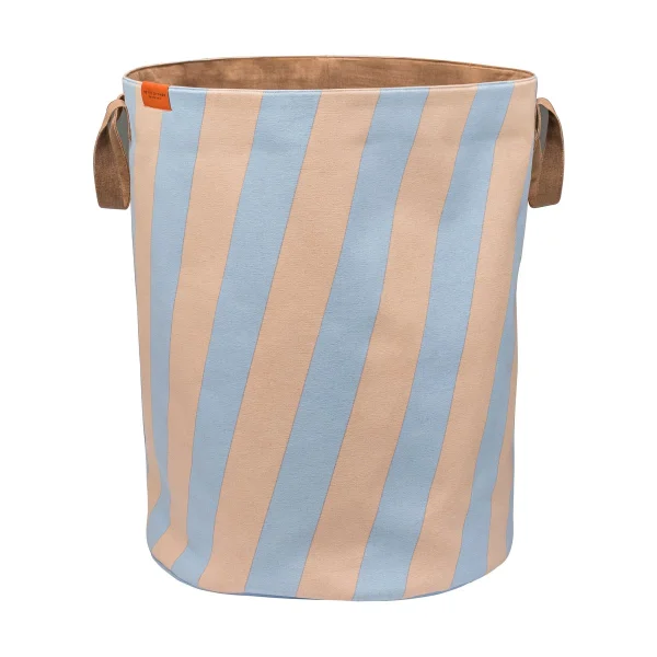 Mette Ditmer Panier à linge Nova Arte 40x40x50 cm Bleu clair-rose poudré