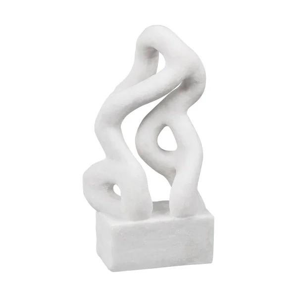 Mette Ditmer Symbiosis sculpture Art piece 29 cm Blanc cassé