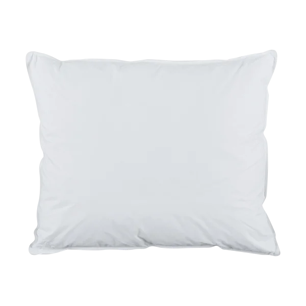 Mille Notti Oreiller en duvet Sonno Haut Blanc, 50x60 cm