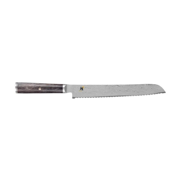 Miyabi Couteau à pain Miyabi Black 5000MCD 67 23 cm Damaské érable noir