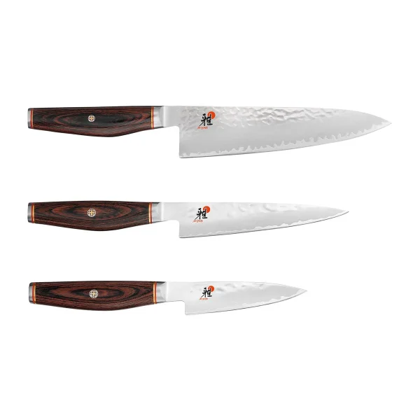 Miyabi Lot de couteaux Miyabi Artisan 6000MCT 3 Pièces Bois