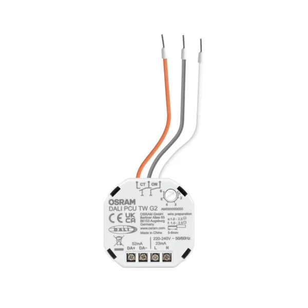 Module de bouton poussoir DALI pour rail magnétique