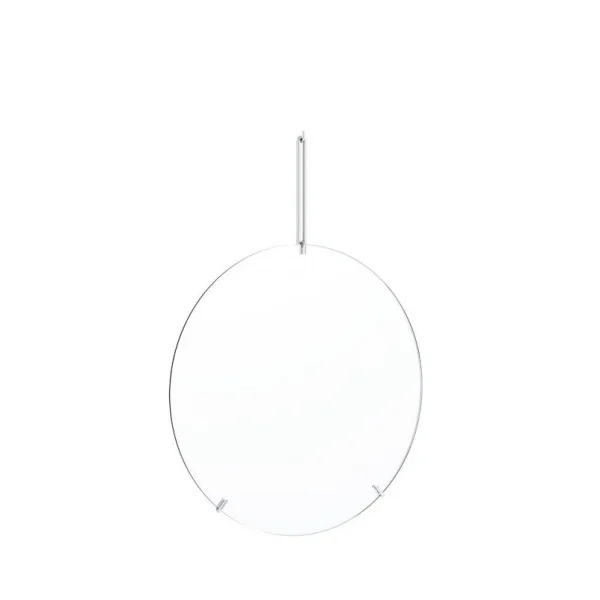 Moebe - Miroir mural Ø50 en acier inoxydable