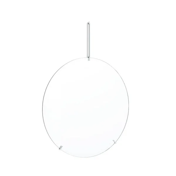 Moebe - Miroir mural Ø70 en acier inoxydable