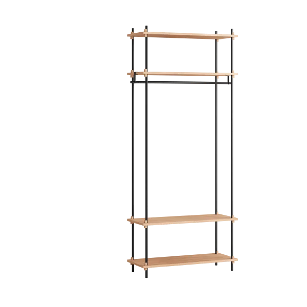 MOEBE Moebe shelving system s.200.1.F Chêne-noir