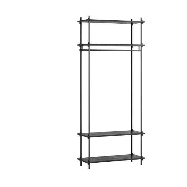 MOEBE Moebe shelving system s.200.1.F Noir