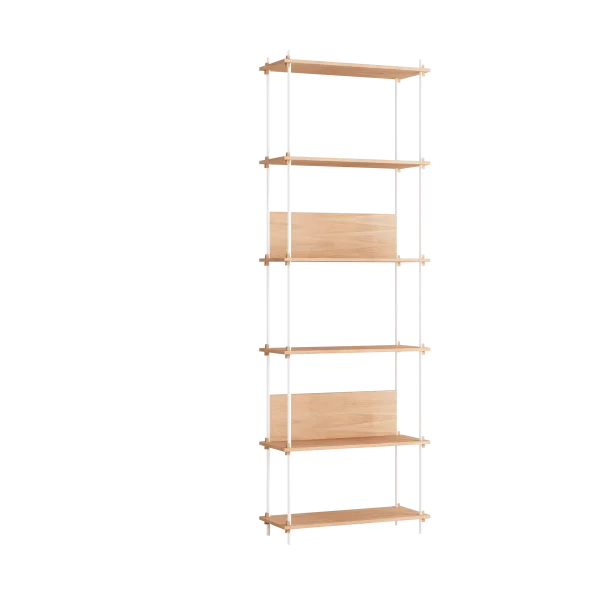 MOEBE Moebe shelving system s.255.1.A Chêne-blanc