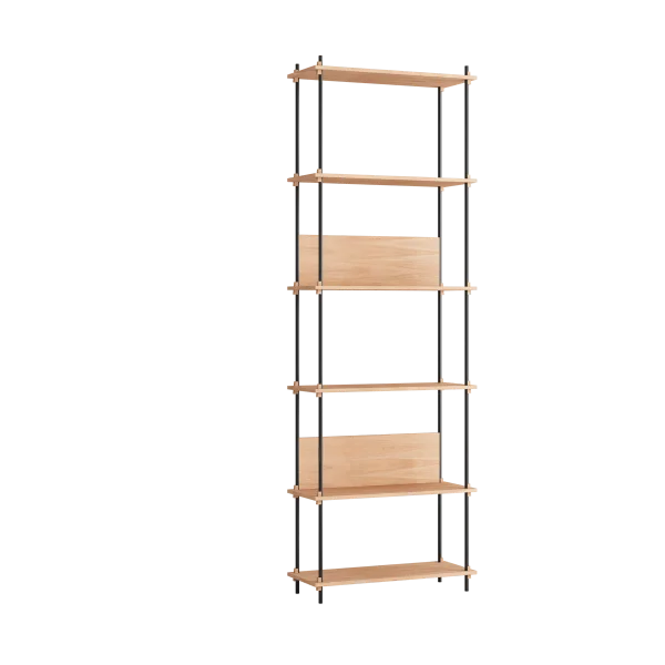 MOEBE Moebe shelving system s.255.1.A Chêne-noir