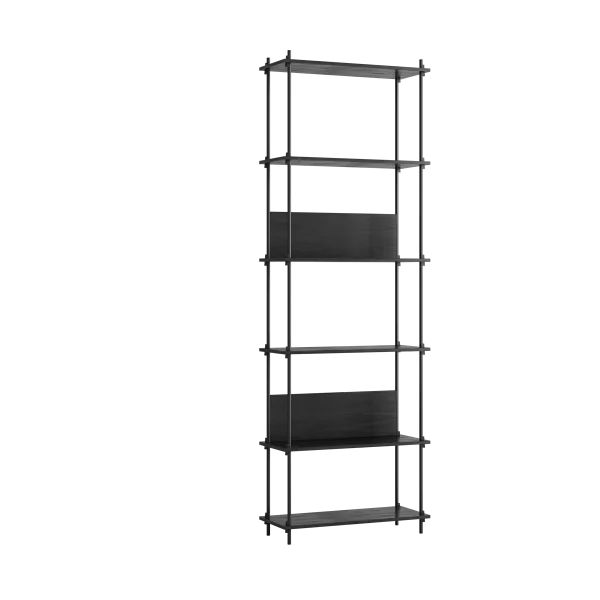 MOEBE Moebe shelving system s.255.1.A Noir