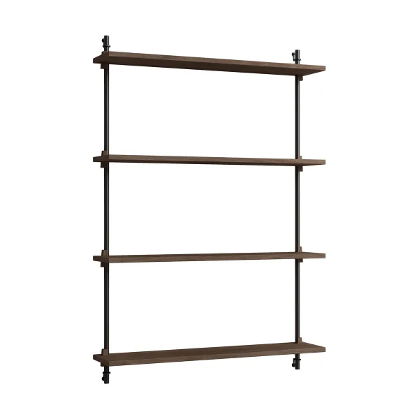 MOEBE Moebe wall shelving ws.115.1 Chêne fumé-noir