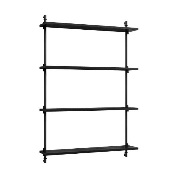 MOEBE Moebe wall shelving ws.115.1 Noir