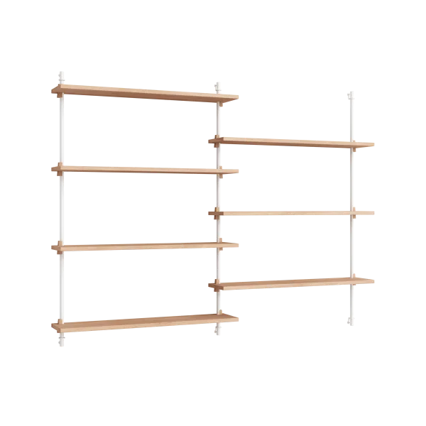 MOEBE Moebe wall shelving ws.115.2.B Chêne-blanc