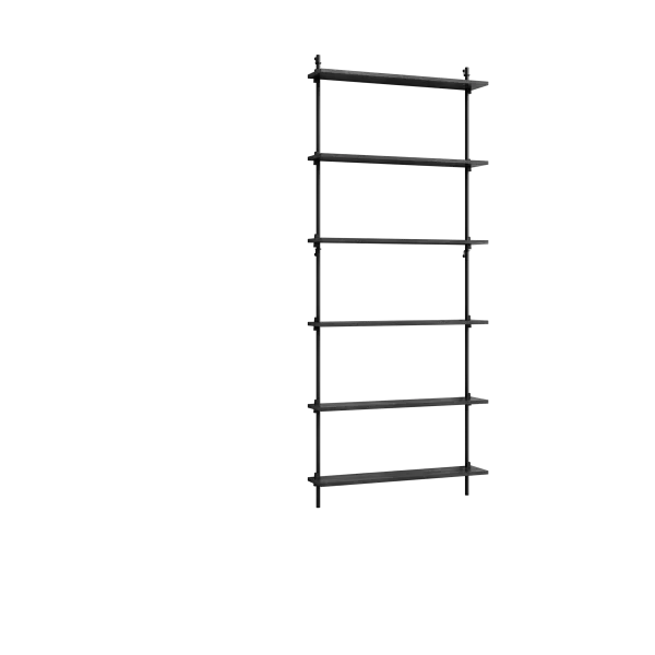 MOEBE Moebe wall shelving ws.200.1 Noir