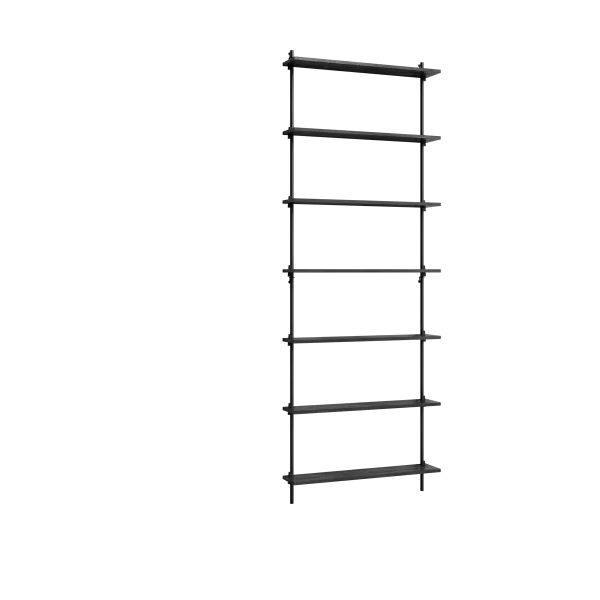 MOEBE Moebe wall shelving ws.230.1 Noir