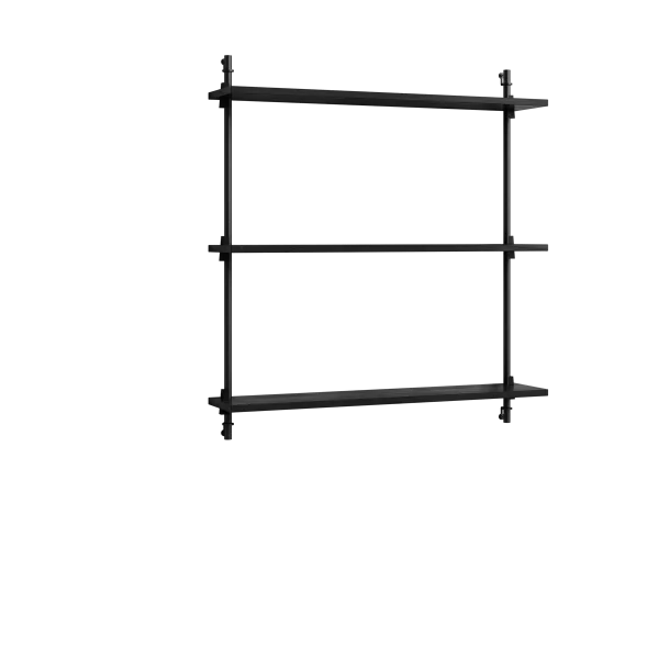 MOEBE Moebe wall shelving ws.85.1 Noir