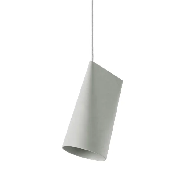 MOEBE Plafonnier en céramique 11,2x22 cm Gris clair