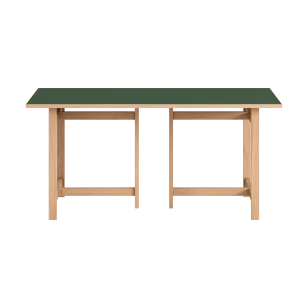 MOEBE Table à manger rectangulaire Moebe Green, 220x90 cm