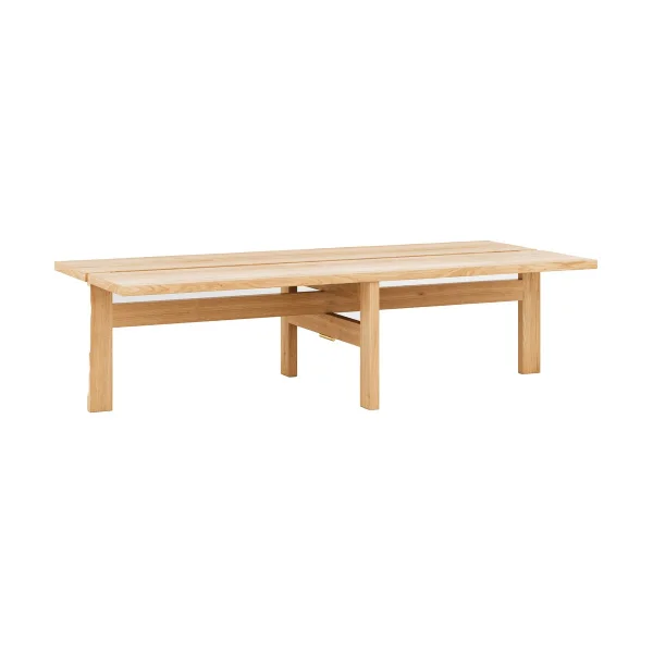 MOEBE Table basse Moebe rectangular coffee table large Chêne