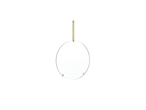 Moebe - Wall Mirror Ø30 Brass