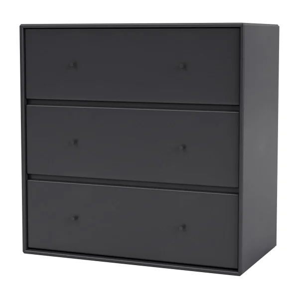 Montana Commode CARRY 3 tiroirs Anthracite