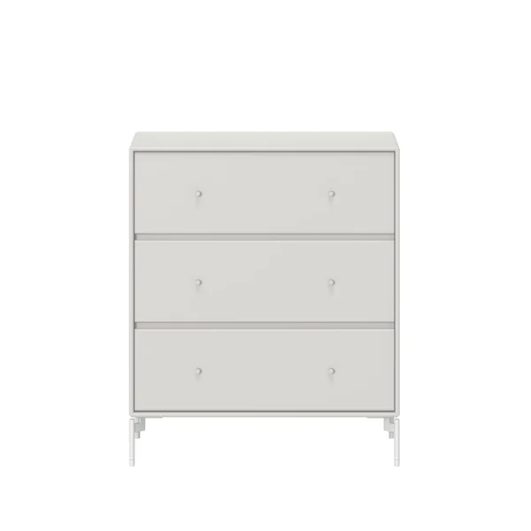 Montana Commode Carry nordic 09, pieds laqués snow