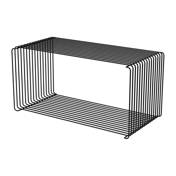 Montana Étagère cube Panton Wire Extended 34,8x70x34,8 cm Black