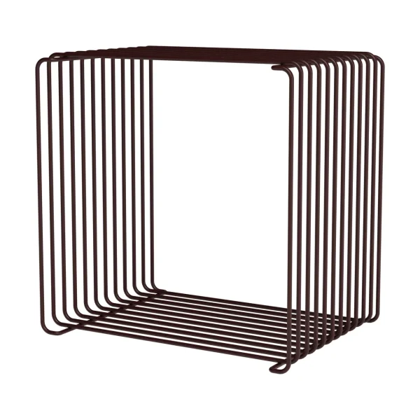 Montana Étagère cube Panton Wire Single 34,8x34,8x25,7 cm Black red