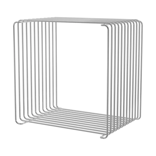 Montana Étagère cube Panton Wire Single 34,8x34,8x25,7 cm Chrome