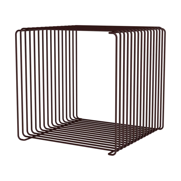 Montana Étagère cube Panton Wire Single 34,8x34,8x34,8 cm Black red