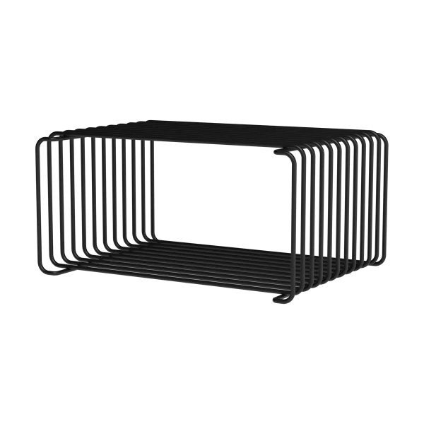 Montana Étagère demi-hauteur Panton Wire 34,8x17,2x25,7 cm Black
