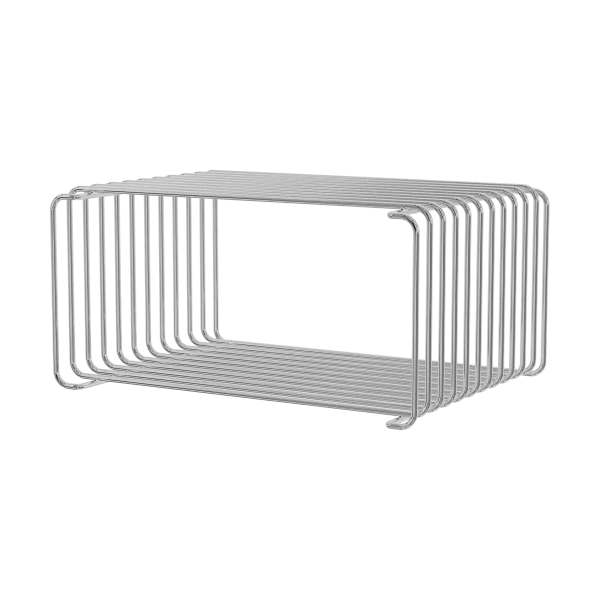 Montana Étagère demi-hauteur Panton Wire 34,8x17,2x25,7 cm Chrome