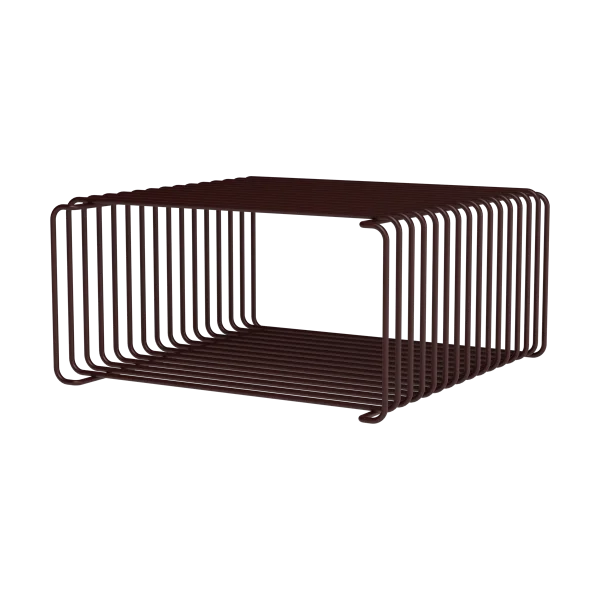 Montana Étagère demi-hauteur Panton Wire 34,8x17,2x34,8 cm Black red