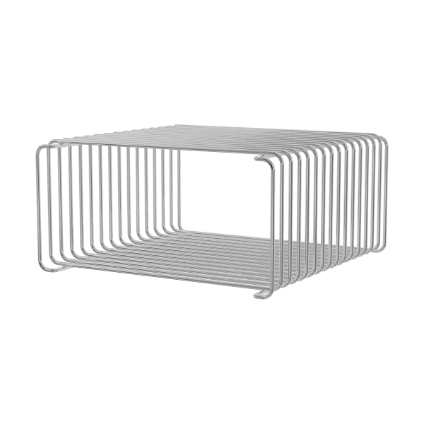 Montana Étagère demi-hauteur Panton Wire 34,8x17,2x34,8 cm Chrome