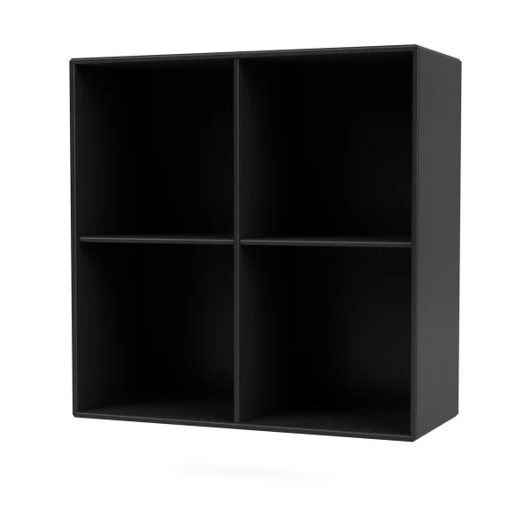 Montana Étagère SHOW 69,6x69,6 cm avec rail de suspension 05-Black