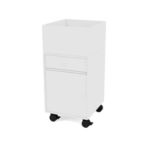 Montana Meuble de rangement à roulettes Runner new white 101