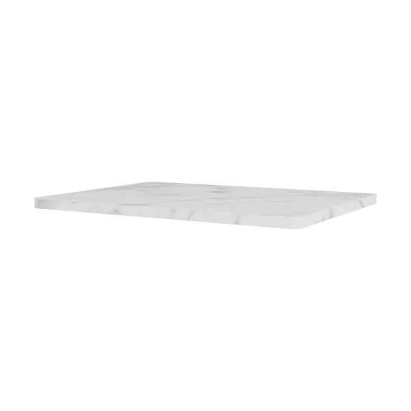 Montana Plateau Panton Wire 34,8x25,7 cm White marble