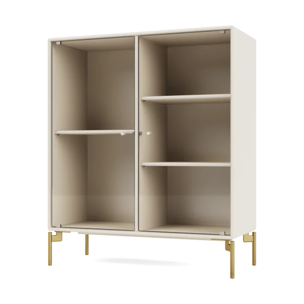 Montana Vitrine Ripple II 69,6x82,2x30 cm Oat-pieds Brass